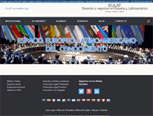 Tablet Screenshot of eulat-lawinstitute.com